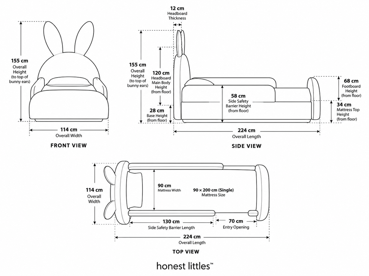 Bunny Toddler Bed