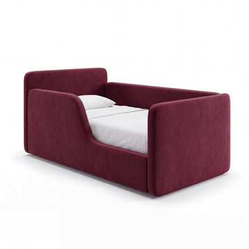 Luna Floor Bed - Deep Rouge