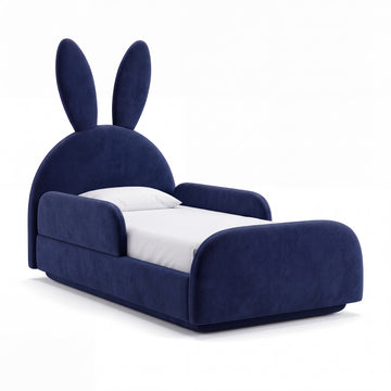 Bunny Toddler Bed - Navy Blue