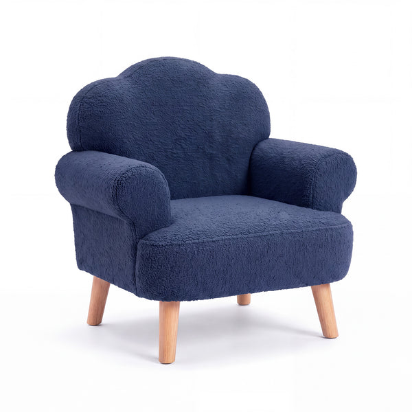 Theo Kids Armchair - Navy Blue